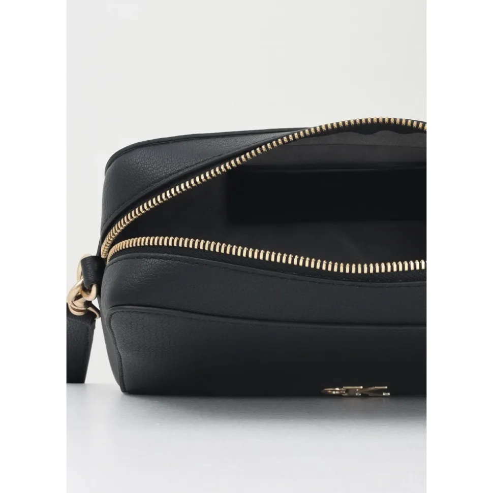 Sort Crossbody Kamerataske Elegant Silhuet
