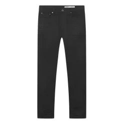 Sort Denim Slim Jeans med Super-Stretch