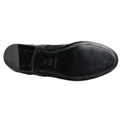 Sort Læder Blomstret Blonder Kjolesko