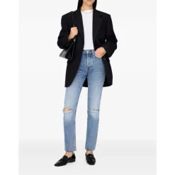 Sort læder Freya loafers