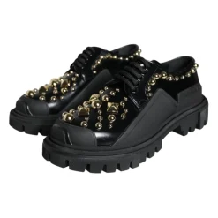 Sort Læder Trekking Derby Sko