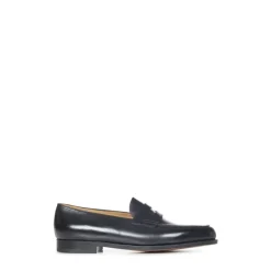 Sort Loafer Sko Elegant Stil