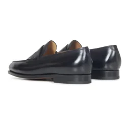 Sort Loafer Sko Elegant Stil
