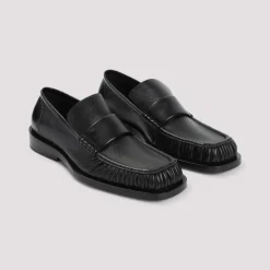 Sort Loafer Sko Luksus Læder