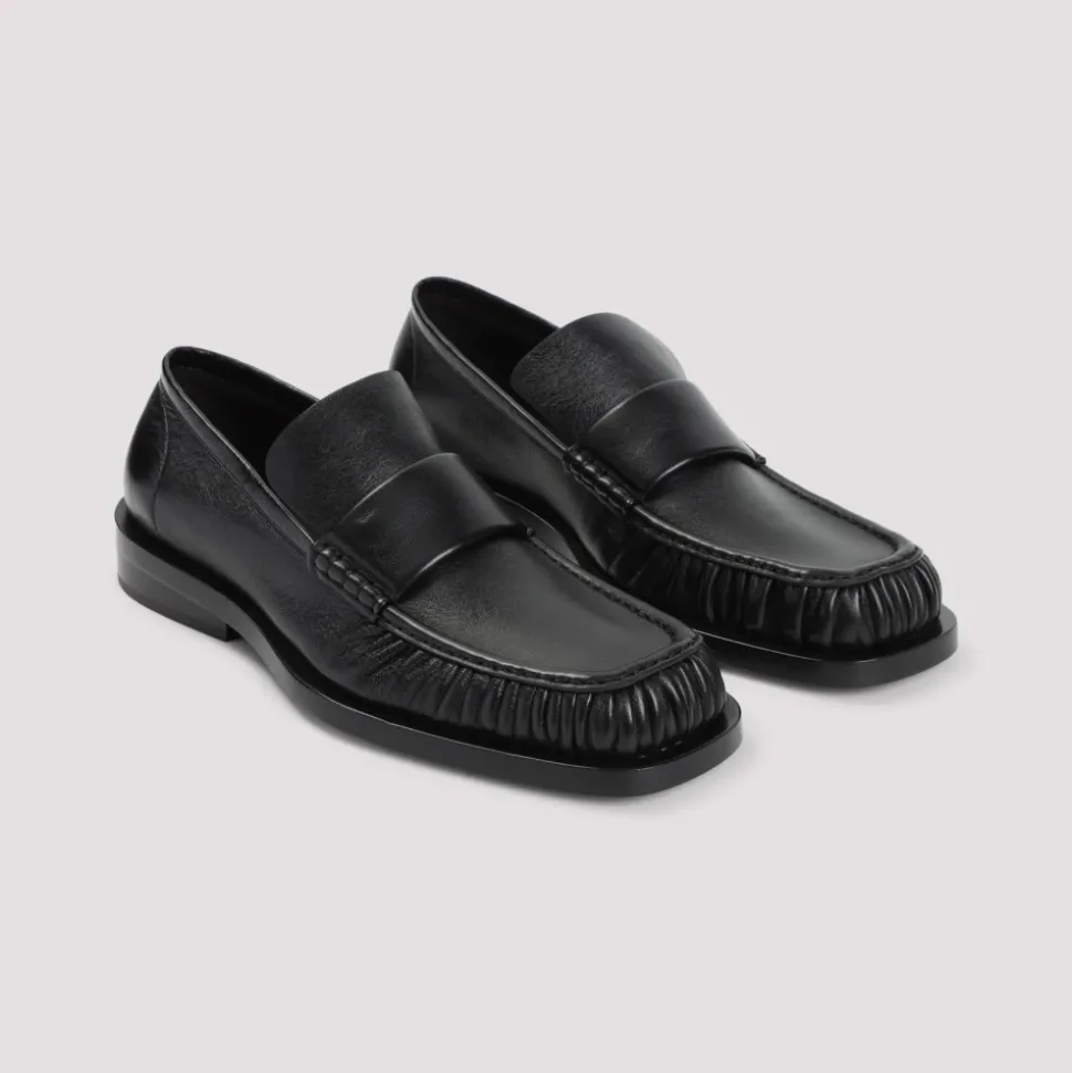 Sort Loafer Sko Luksus Læder