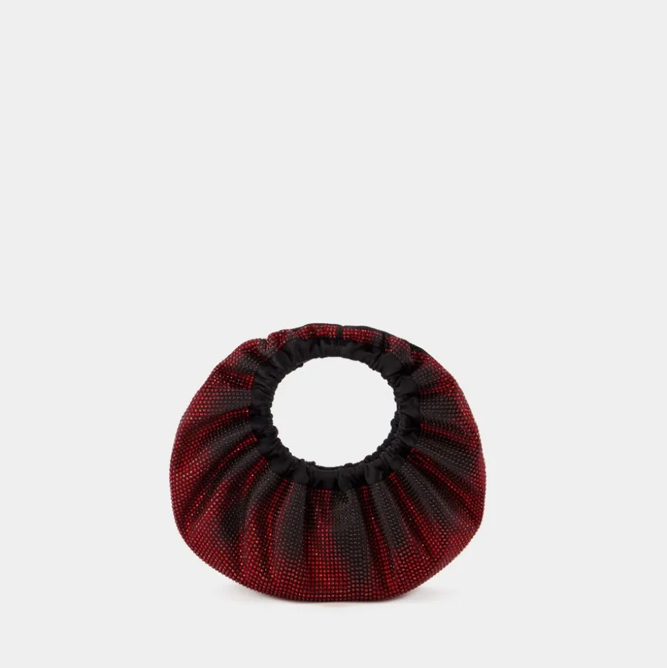 Sort Mini Taske med Top Håndtag