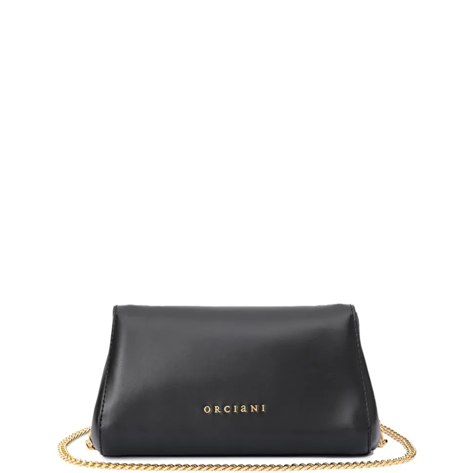 Sort og Guld Gossip Clutch Taske