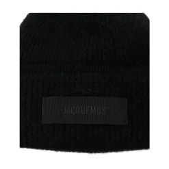 Sort Rund Krone Logo Hat