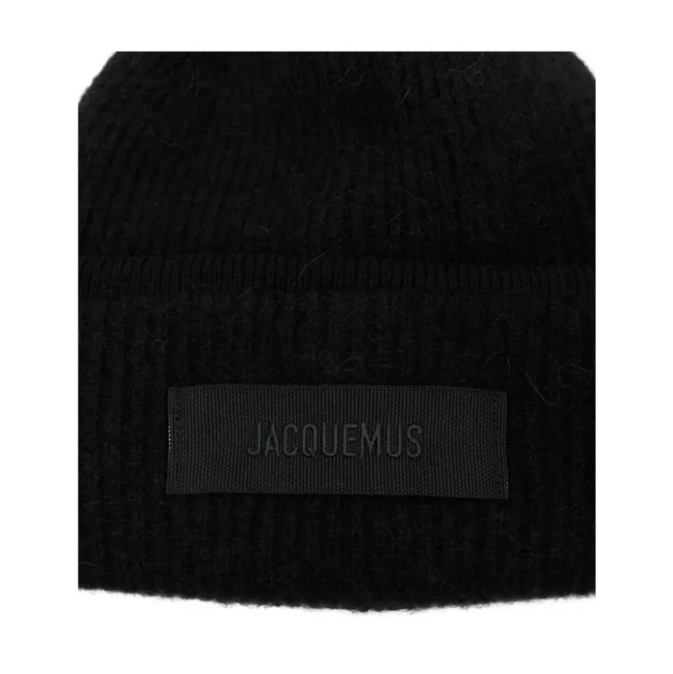 Sort Rund Krone Logo Hat