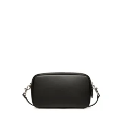 Sort skuldertaske med stribe detaljer