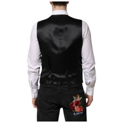 Sort Uldformel Kjole Vest