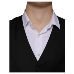 Sort uldvest kjole formel vest