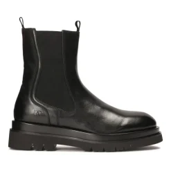 Sorte Chelsea-støvler til mænd med et klassisk look