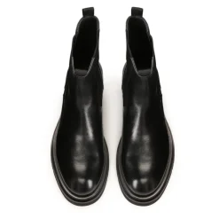 Sorte Chelsea-støvler til mænd med et klassisk look