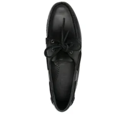 Sorte Snøresko med Lug-sål