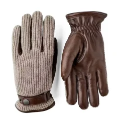 Sporty Læderhandsker Lys Brun