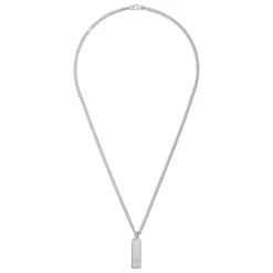 Sterlingsølv Halskæde med Interlocking G Logo Vedhæng