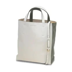 Stilfuld Bianco-Verde Skuldertaske