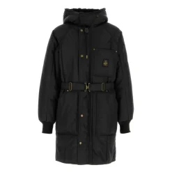 Stilfuld Sort Polyester Parka