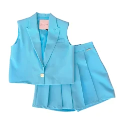 Stilfuldt Gilet Shorts Sæt