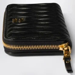 Stor Matelassé Nappa Læderpung