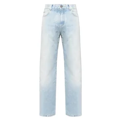 Straight-leg jeans