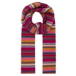Stribet Fleecetørklæde