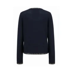 Strikket Cardigan med Paillletter