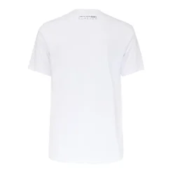 Strikket herre T-shirt i hvid