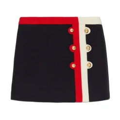 Strikket Uldnederdel