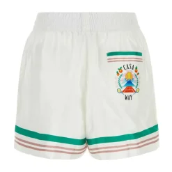 Striped Trim Track Shorts