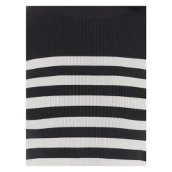 Stripes Knitted T Shirt