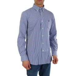 Stripet Stretch Poplin Skjorte