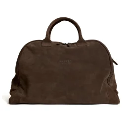 Suede Weekender Bag