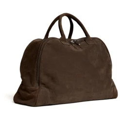 Suede Weekender Bag