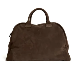 Suede Weekender Bag