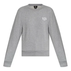 Sweatshirt med broderet logo