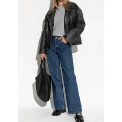 Sweatshirt med broderet logo