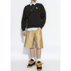 Sweatshirt med trykt logo