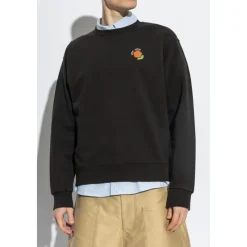 Sweatshirt med trykt logo