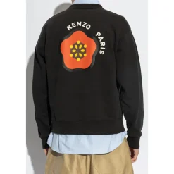 Sweatshirt med trykt logo