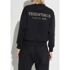 Sweatshirt med trykt logo