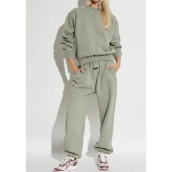 Sweatshirt med trykt logo