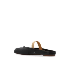 Tabi split-tå læder slides