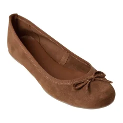 Tan Ballerina med Sløjfedetalje