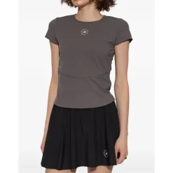 Taupe Grey Crew Neck T-shirts