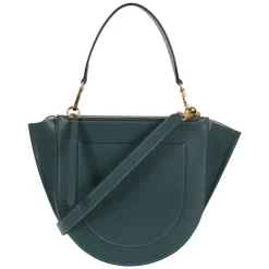 Teal Hortensia Taske med Håndtag