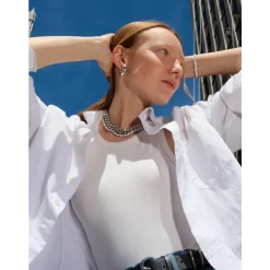 Tennis Bracelet with Silver