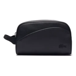 Tennis-inspireret lædertoilettaske