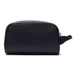 Tennis-inspireret lædertoilettaske